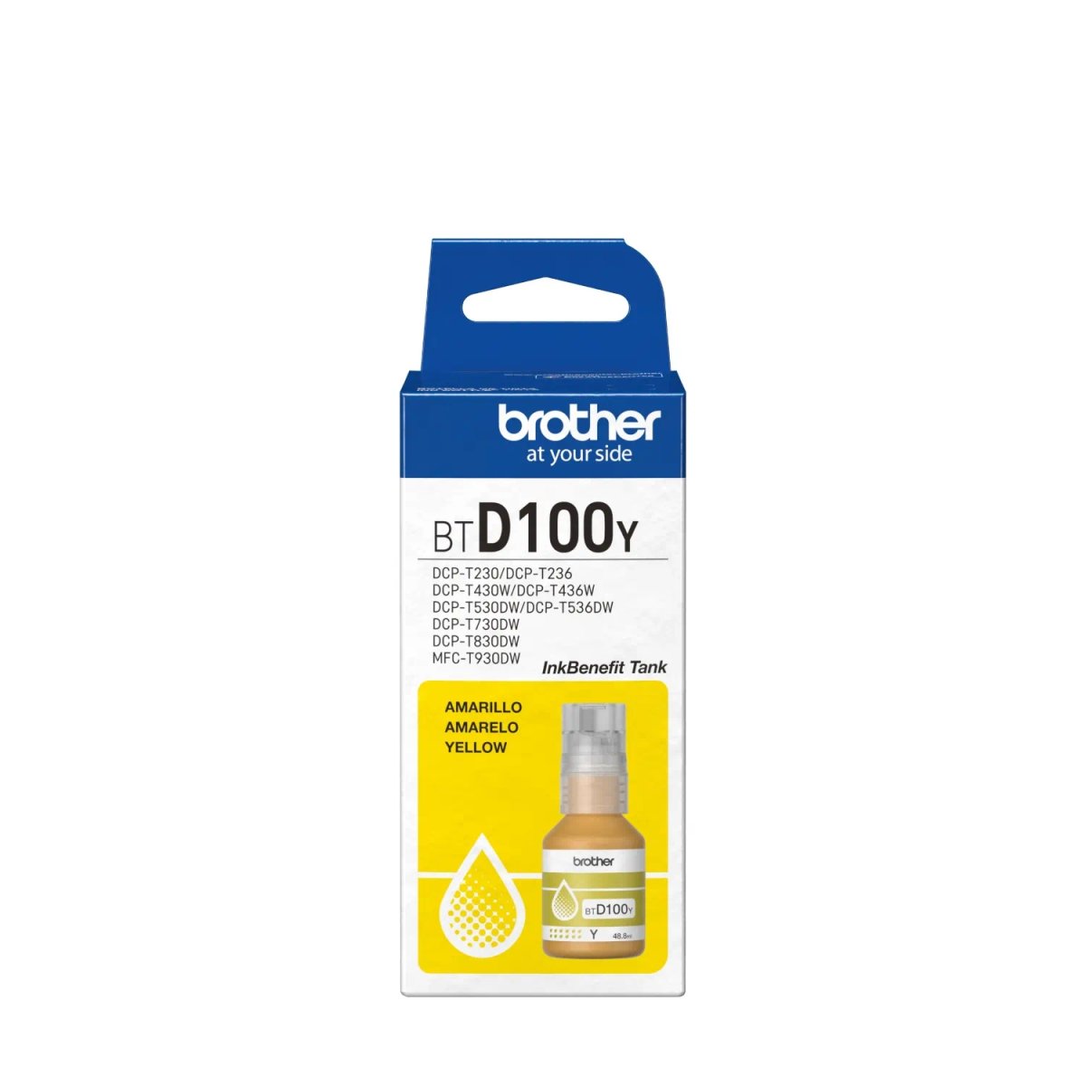 TINTA BROTHER BTD100BK YELLOW DCP-T230/430W/436W