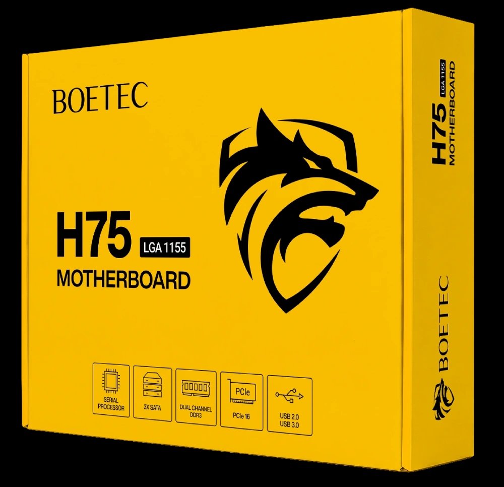 PLACA BOETEC H75 LGA 1155 DDR3 INTEL