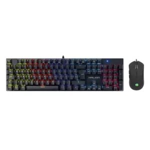 KIT GAMER 2 EN 1 MECANICO HALION HARRIER K201C 105 TECLAS, RAINBOW MOUSE RGB 7200DPI — HILAX.PE Camaná