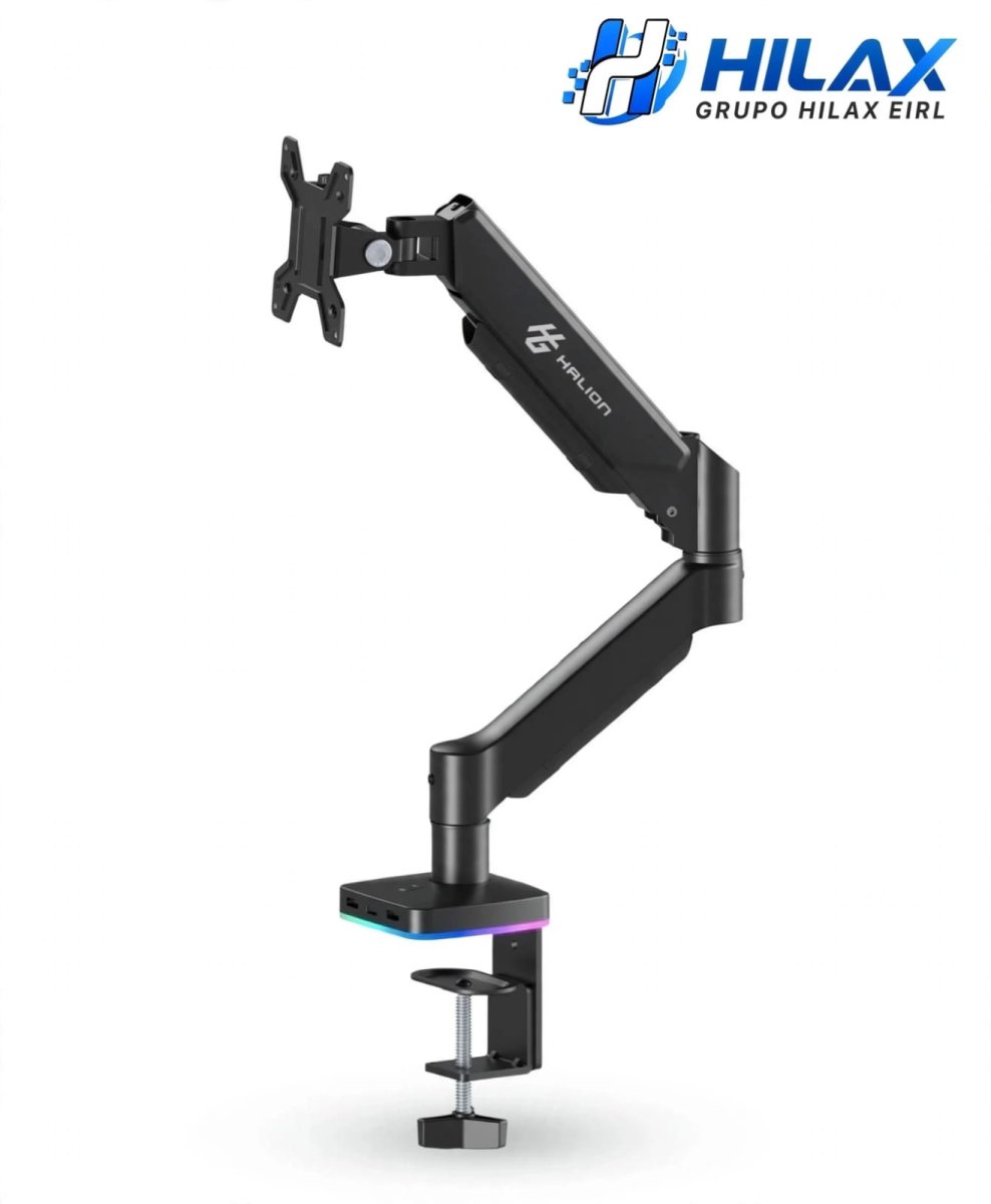 BRAZO DE MONITOR HALION M252 RGB USB2.0 , USB-C — HILAX.PE Camaná