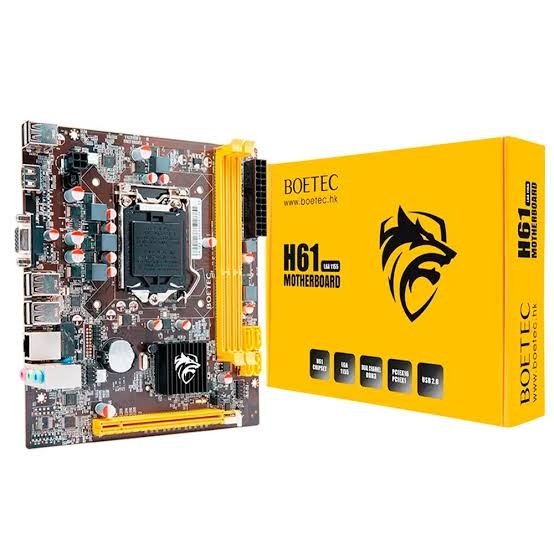 PLACA MADRE BOETEC H61 LGA 1155 MOTHERBIARD — HILAX.PE Camaná