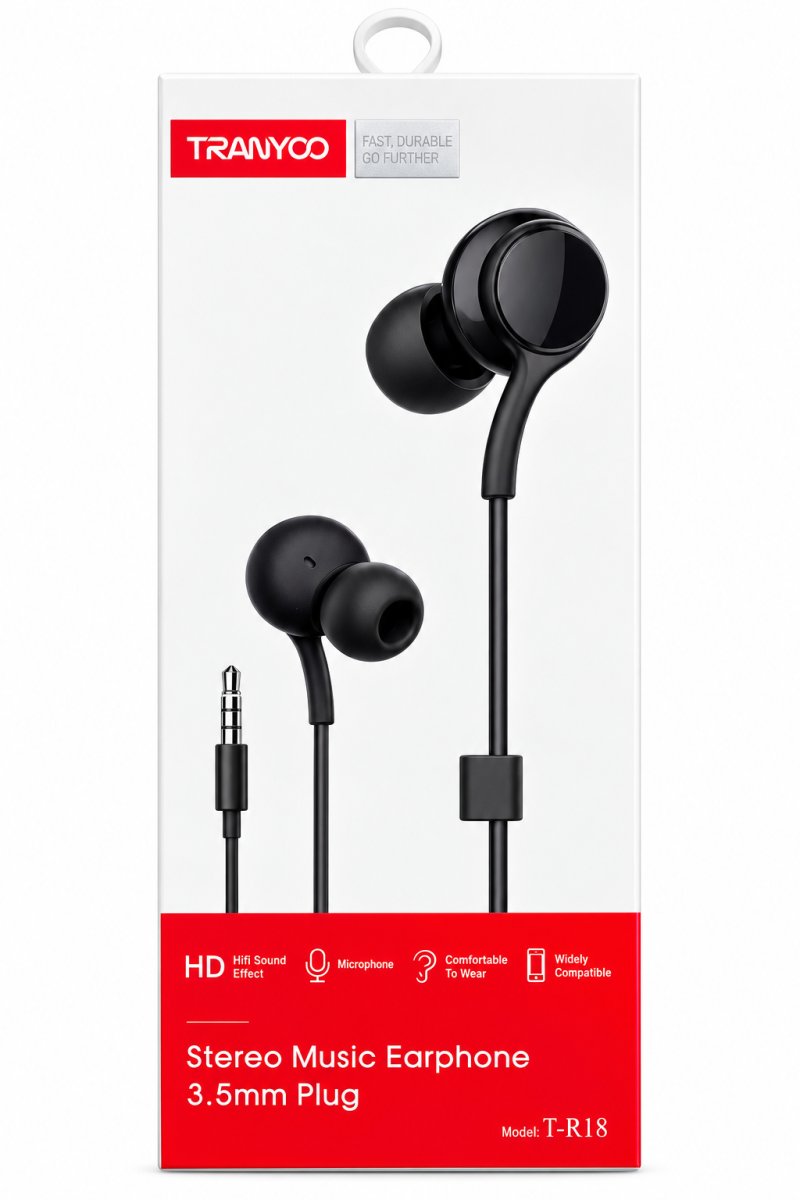 AUDIFONO TRANYOO T-R18 NEGRO — HILAX.PE Camaná