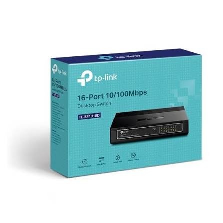 SWITCH TP LINK TL-SF1016D 16 PUERTOS 10/100 en HILAX.PE — Camaná, Arequipa
