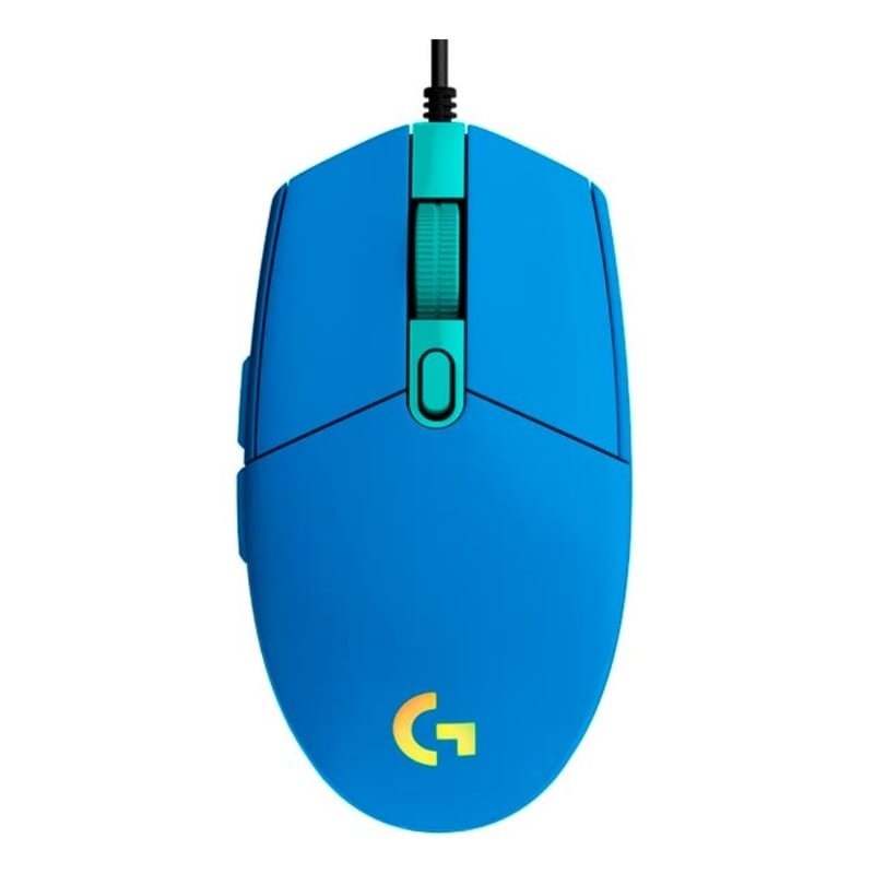 MOUSE LOGITECH G203 LIGHTSYNC OPTICAL 8000 DPI RGB AZUL BLUE