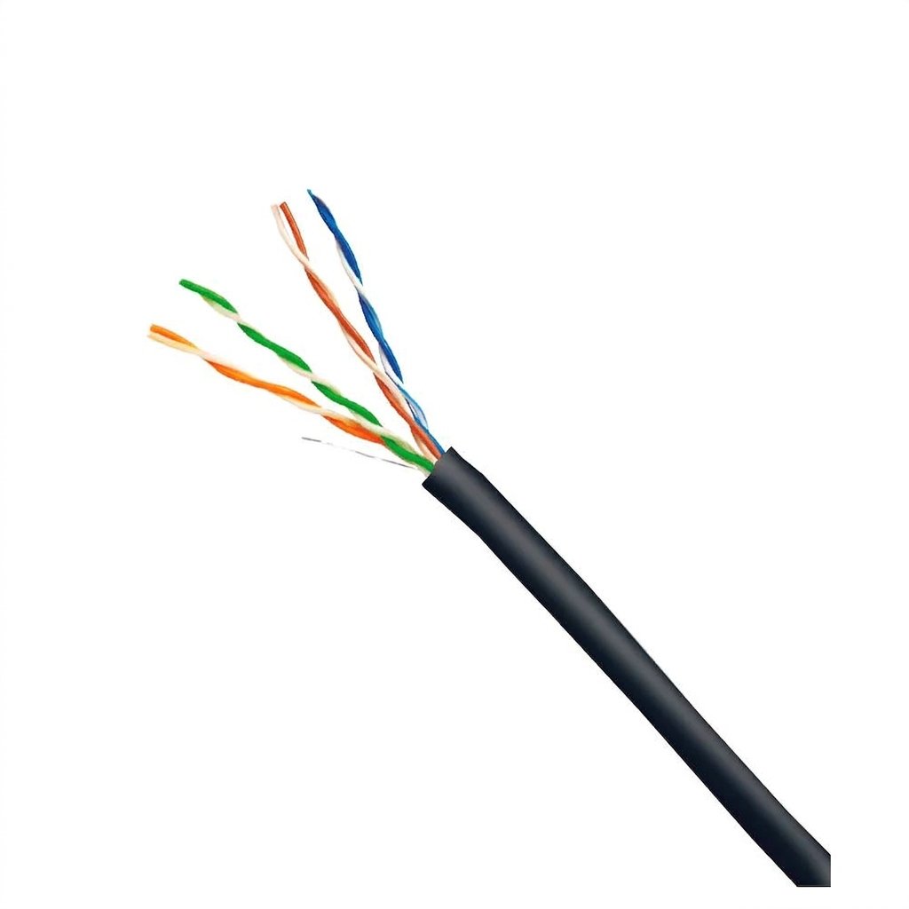 CABLE UTP CAT 5 DIXON 7061 EXTERIOR COBRE NEGRO