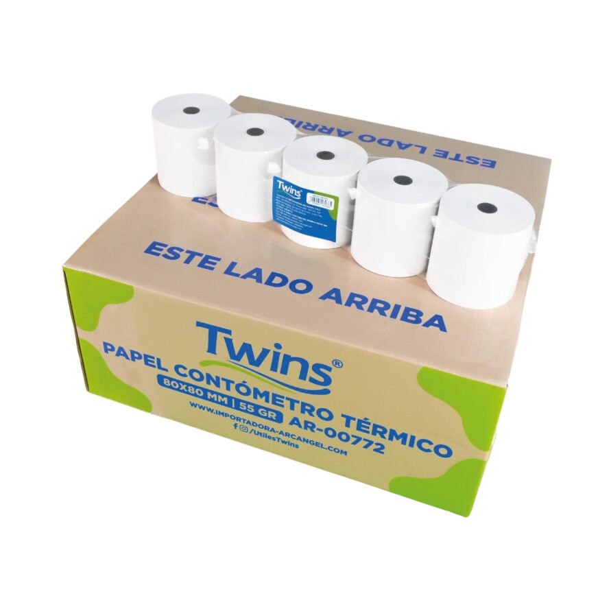 Kit de 5 Unidades Papel Contometro termico 80mm — HILAX.PE Camaná