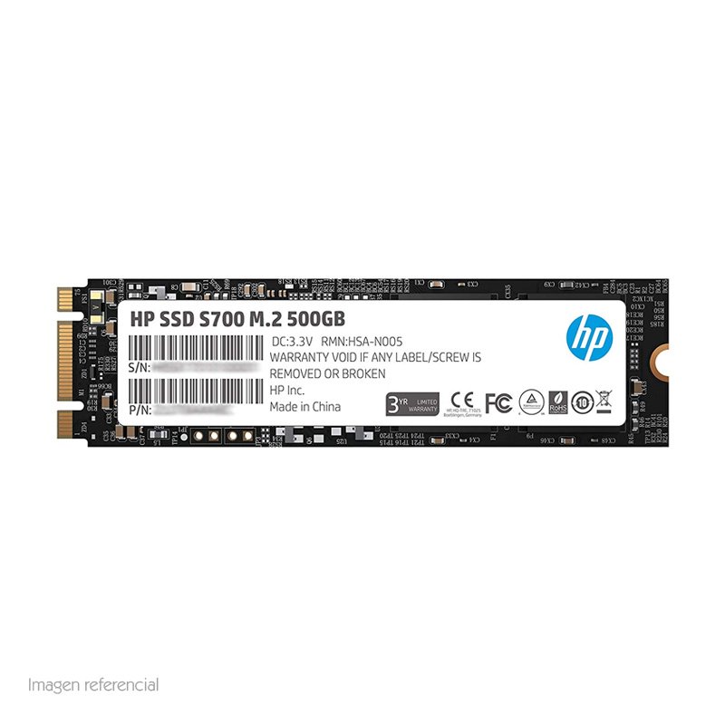UNIDAD SOLIDO HP S700 500GB M.2 SATA — HILAX.PE Camaná