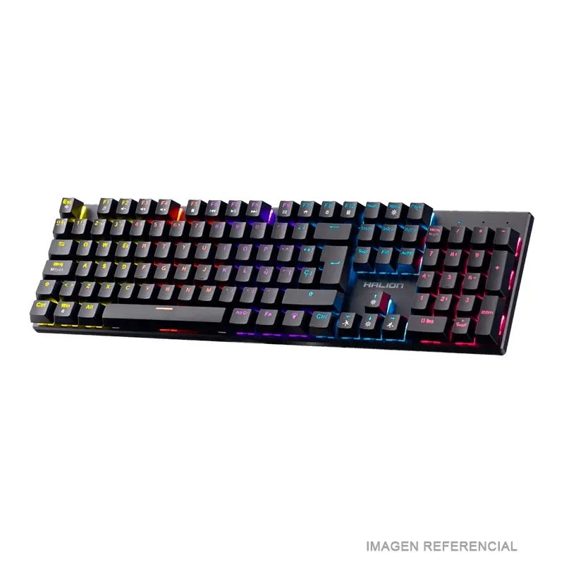 TECLADO MECANICO HALION COMANCHE 105 KM203 105 TECL