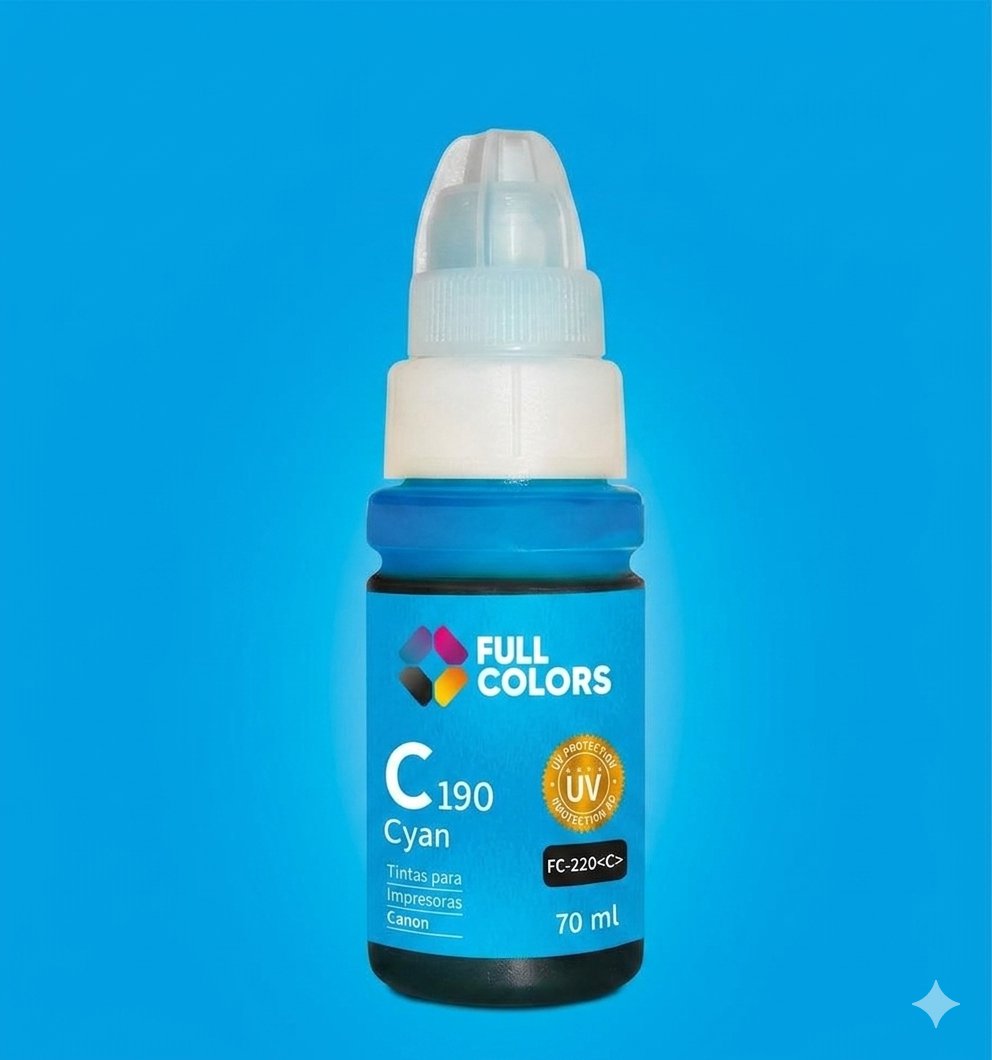 TINTA FULLCOLORS FC-220 CYAN 70ML
