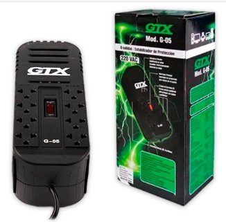 ESTABILIZADOR GTX MOD. G-05, 8SAL,1200VA, AVR
