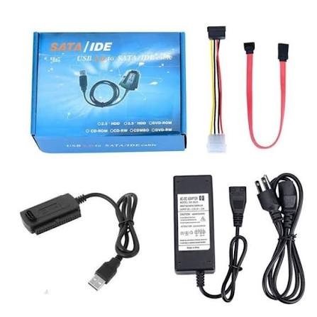 ADAPTADOR SATA A IDE USB CAJA AZUL DISCO 3.5" 2.5" — HILAX.PE Camaná