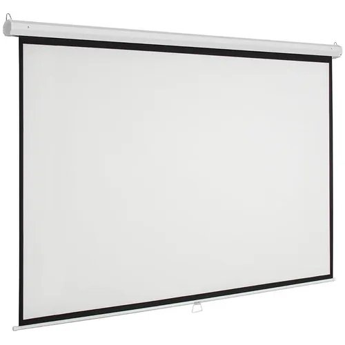 PANTALLA ECRAN 100 PULGADAS 200CM * 200CM  RETRACTIL MANUAL — HILAX.PE Camaná