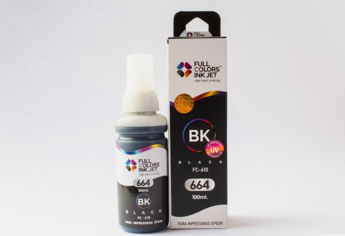 TINTA FULLCOLORS FC-610 PARA EPSON BLACK 100 ML CAJA — HILAX.PE Camaná