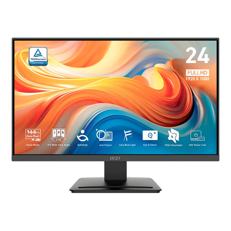 Monitor Plano MSI PRO MP243L E14, 23.8" FHD/IPS/HDMI x1/VGA x1 — HILAX.PE Camaná