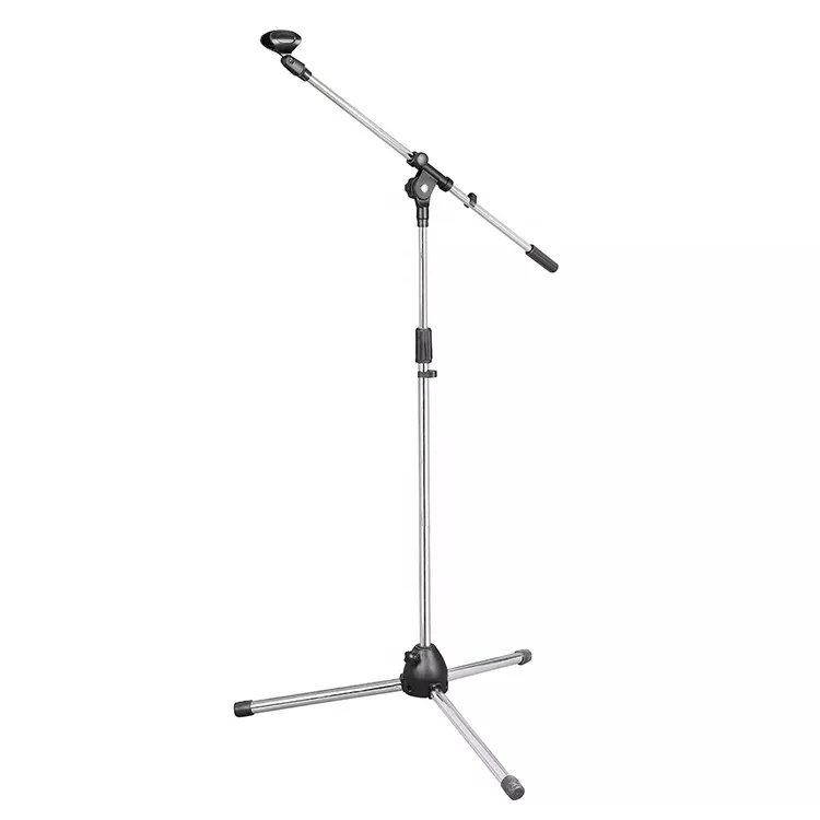 SOPORTE DE MICROFONO MHS-70S PLATEADO REFORZADO — HILAX.PE Camaná