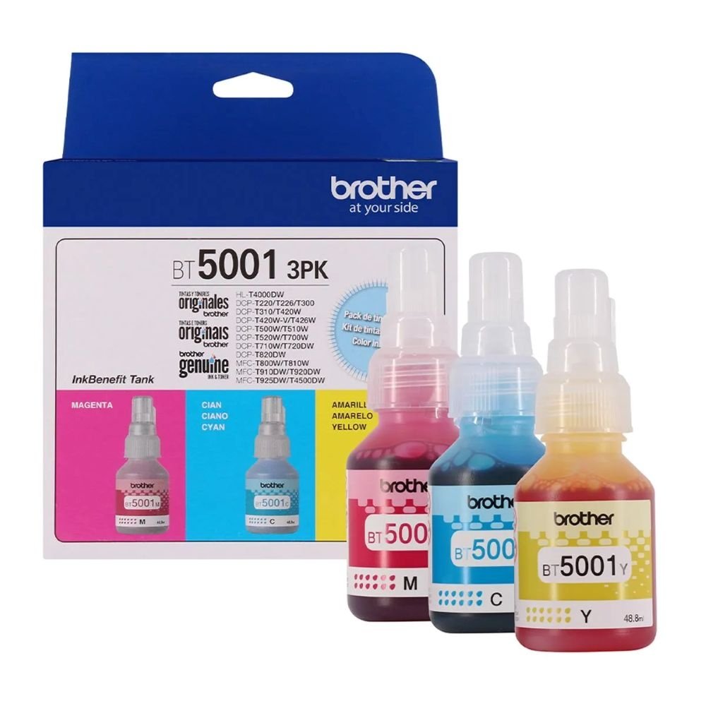 PACK TINTA BROTHER BT5001 TRIPACK — HILAX.PE Camaná