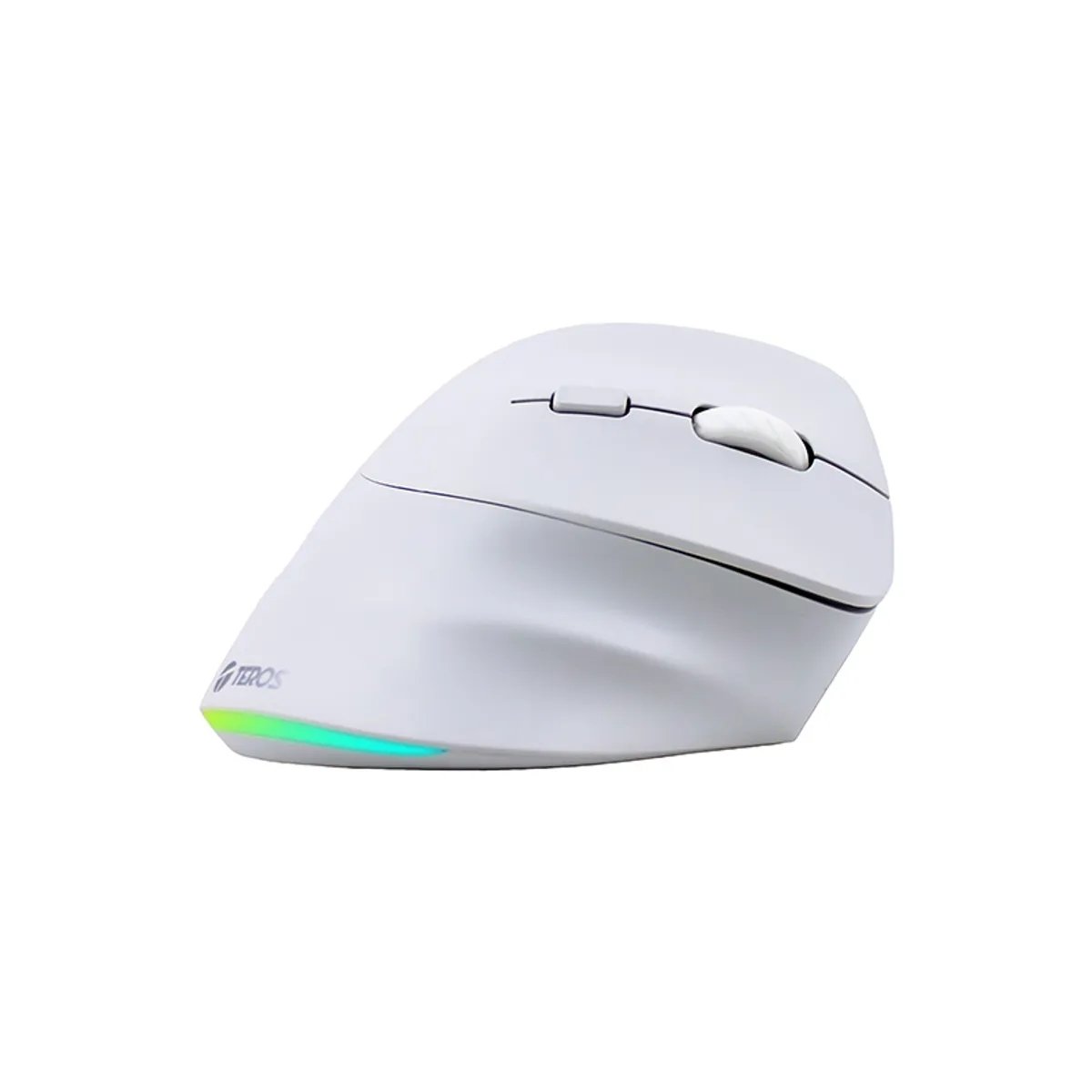 MOUSE INALAMBRICO TEROS TE-1236S, RGB, BLANCO, 6 BOTONES — HILAX.PE Camaná