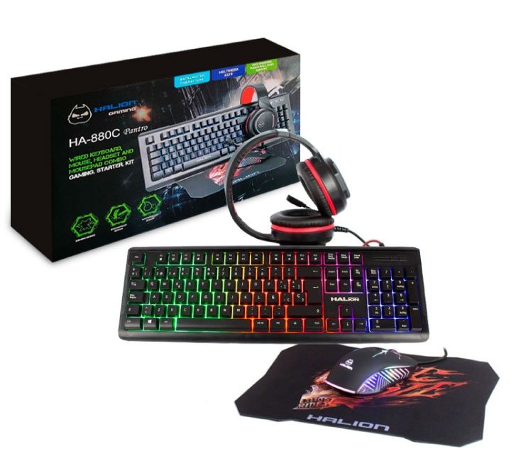 COMBO GAMER 4 EN 1 PANTRO HA-880C HALION