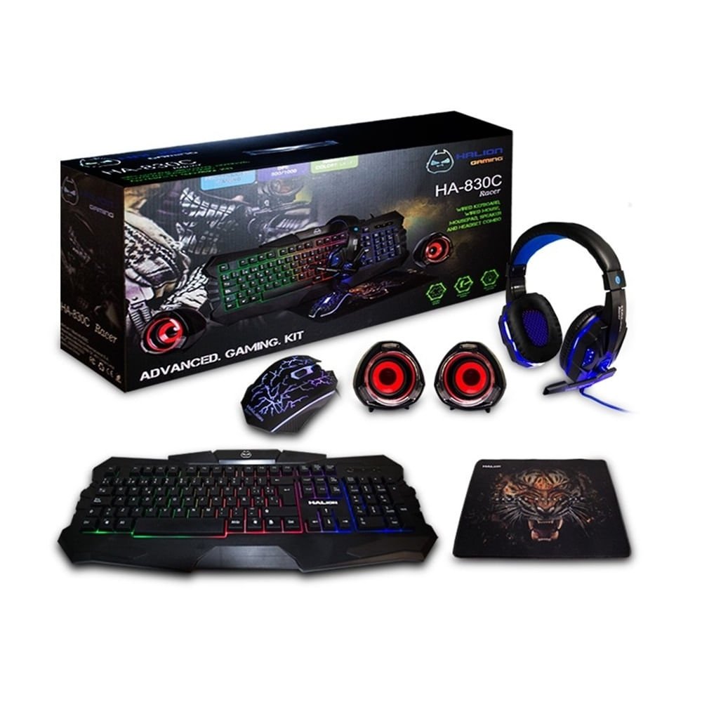COMBO GAMER 5 EN 1 RACER HA-830C HALION