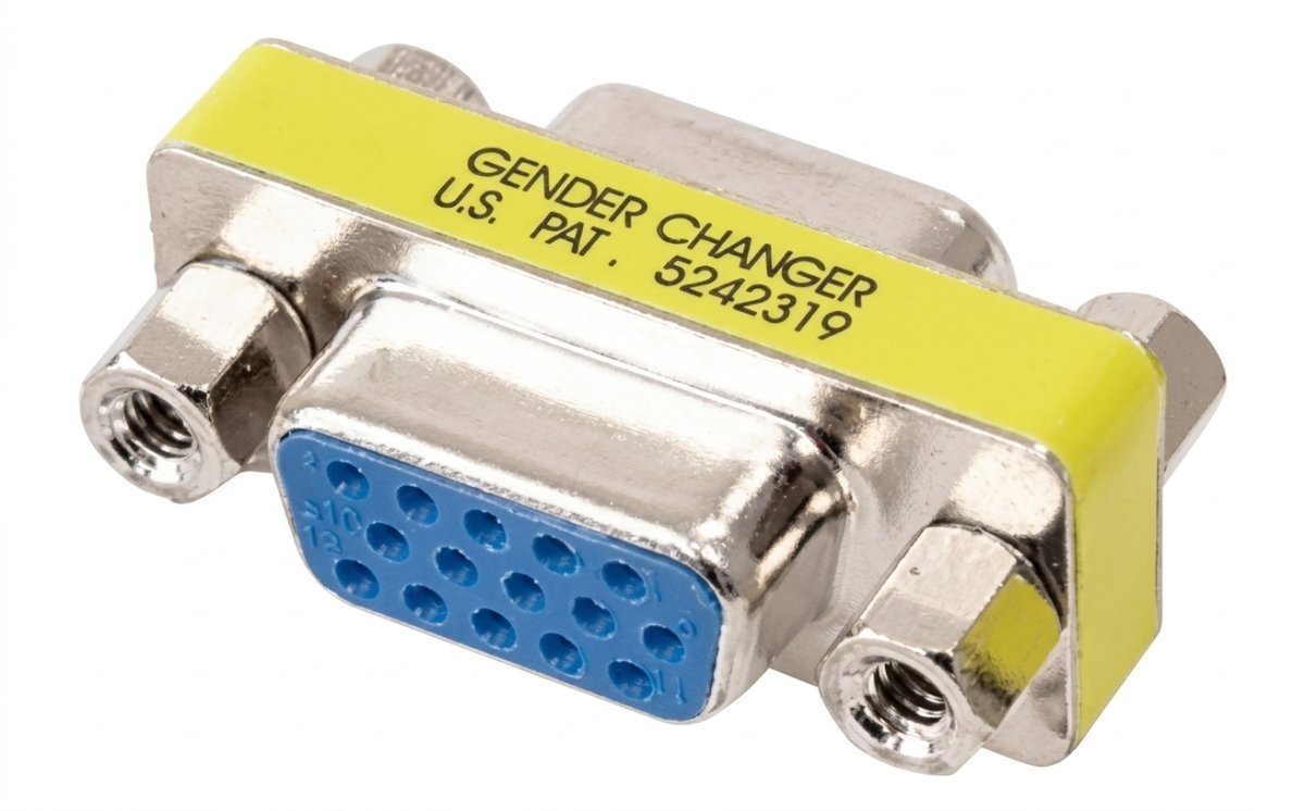 ADAPTADOR / UNION VGA HEMBRA - HEMBRA