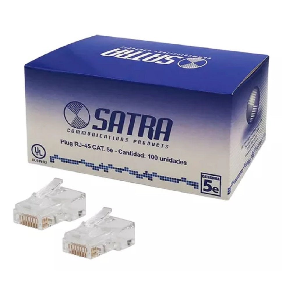 CONECTOR PLUG RJ45 CAT 5 SATRA