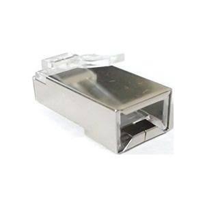 CONECTOR PLUG RJ45 STP APANTALLADO CAT 6 DIXON