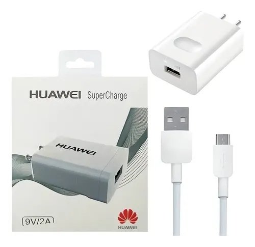 CARGADOR HUAWEI P9 2A EN CAJA TIPO V8