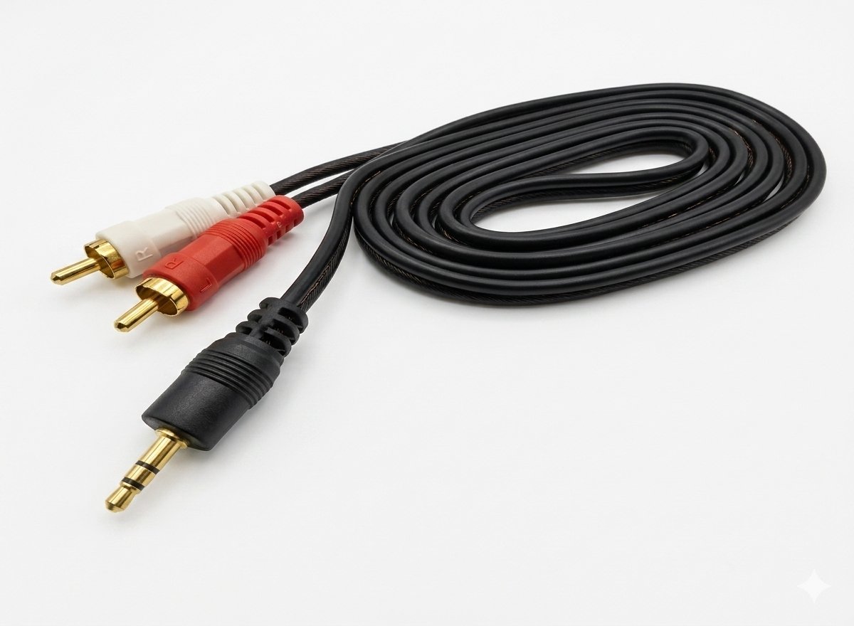 CABLE AUXILIAR 2RCA X 1 PLUG