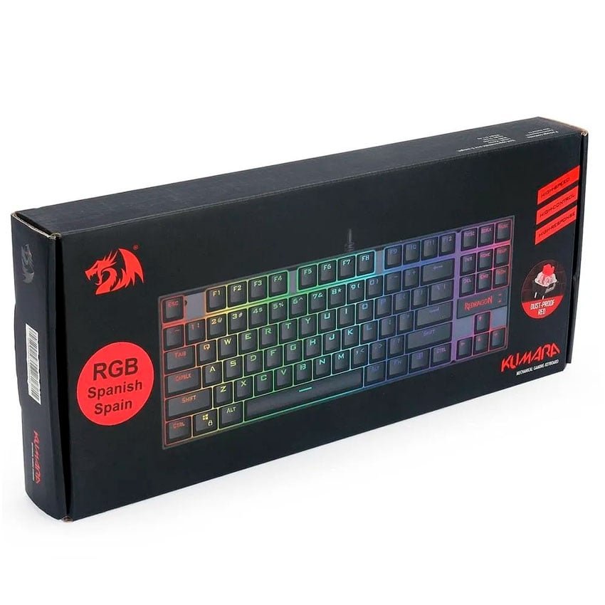 TECLADO GAMER REDRAGON KUMARA K552RGB BLACK - SWITCH RED — HILAX.PE Camaná