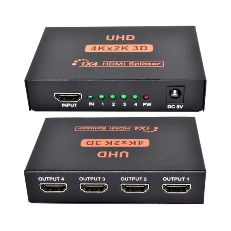 SPLITTER HDMI 4K X4 PUERTOS — HILAX.PE Camaná
