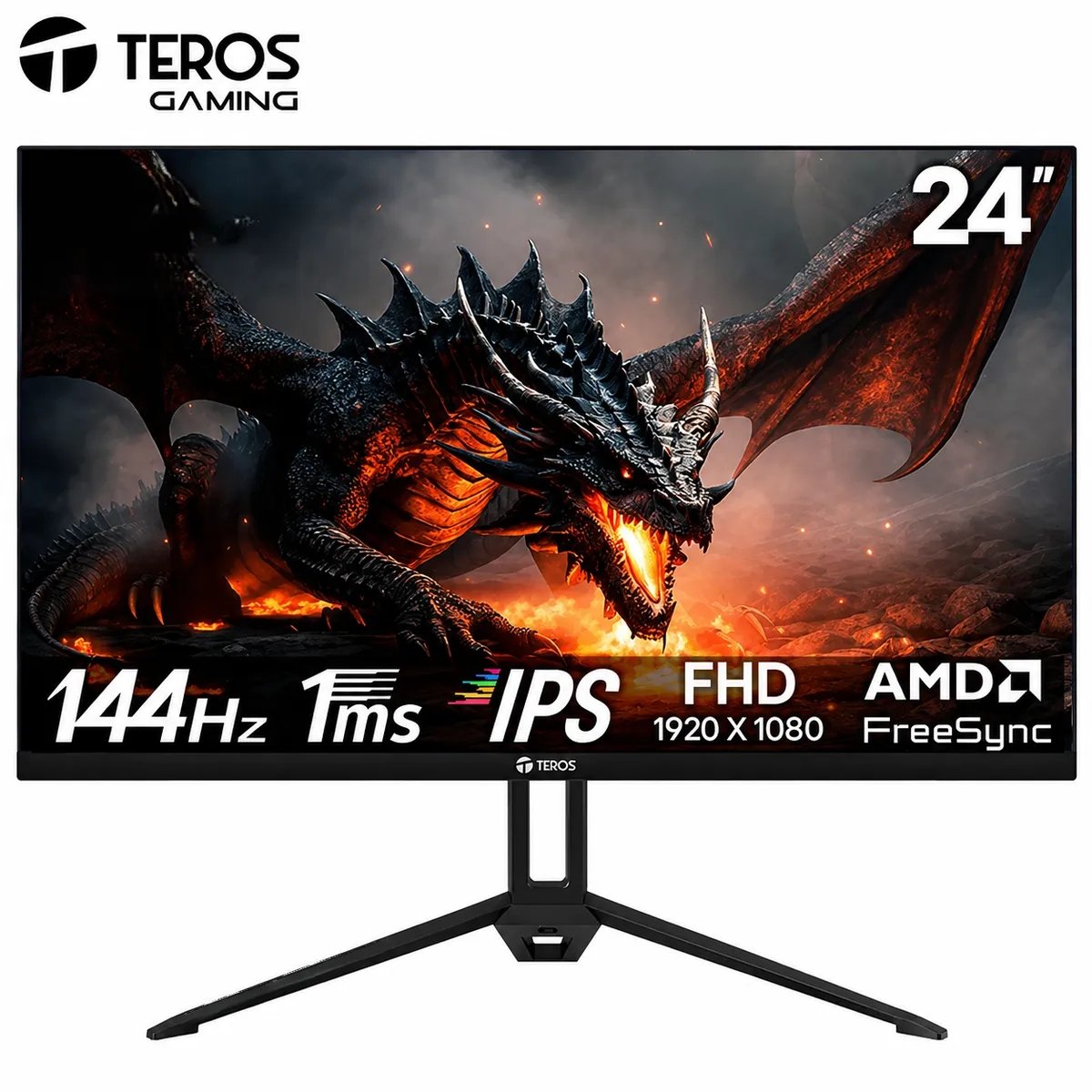 MONITOR TEROS TE-2417S FHD 144HZ, HDMI, AUDIO OUT