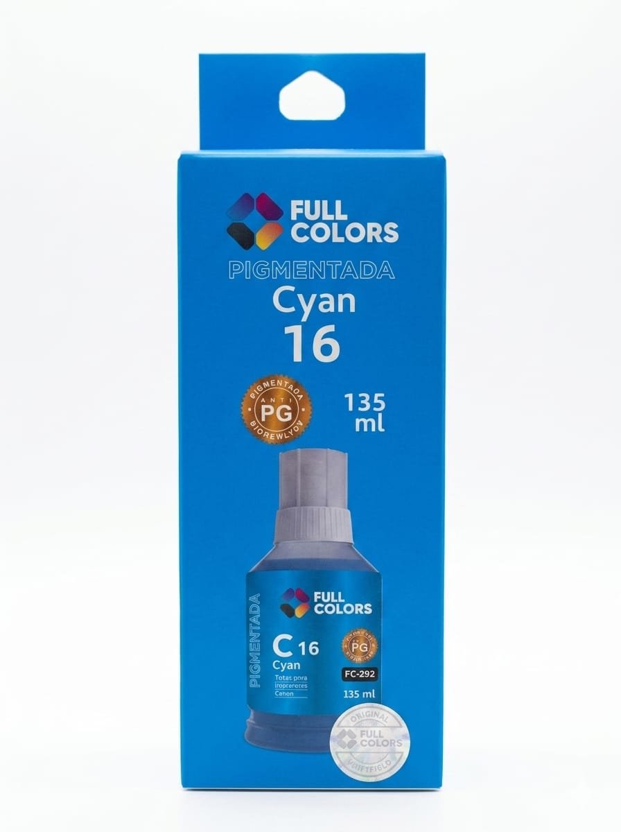 TINTA FULLCOLORS FC-292 CYAN CANON 170ML