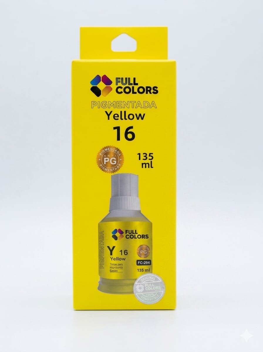 TINTA FULLCOLORS FC-294 YELLOW CANON 135ML