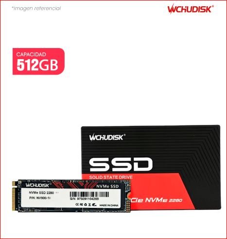 UNIDAD SOLIDO WCHUDISK 512GB M.2 NVME 2280 — HILAX.PE Camaná