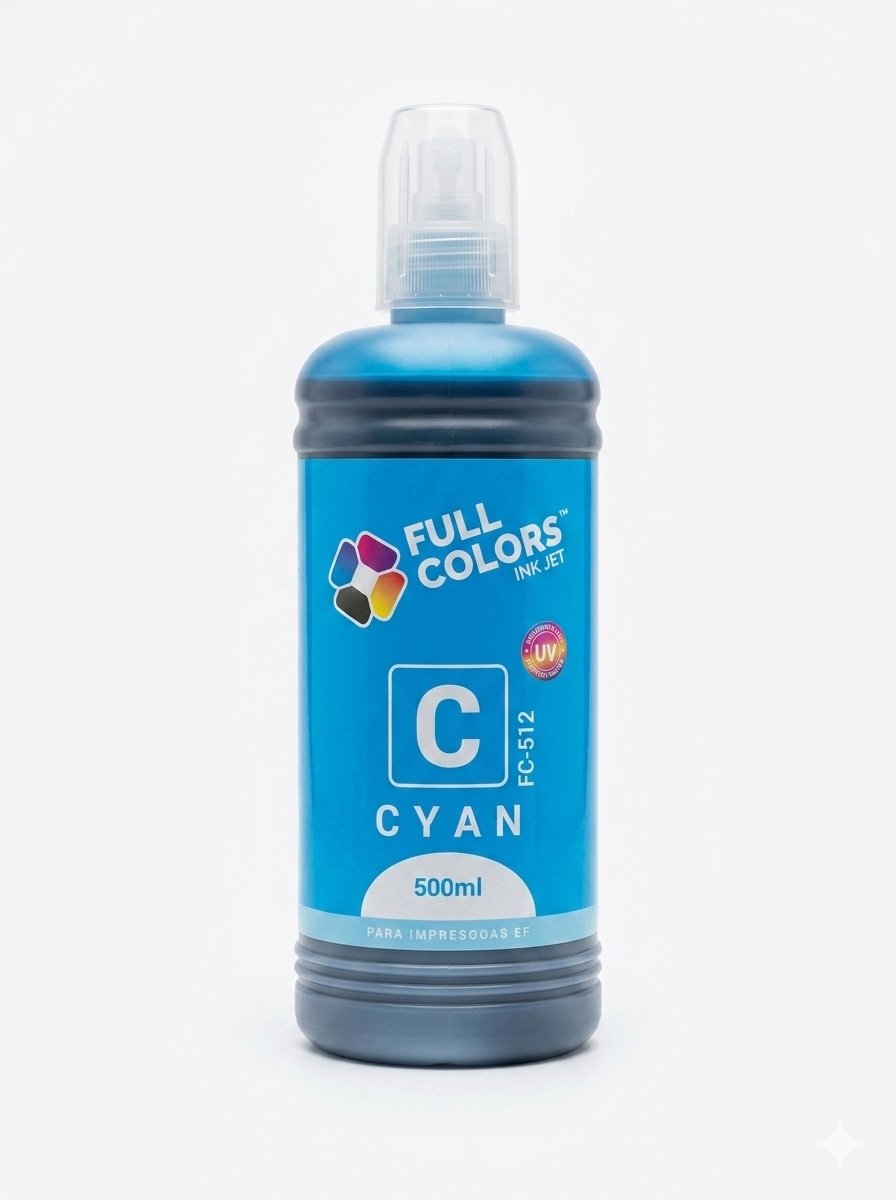 TINTA FULLCOLORS FC-512 CYAN EPSON 500 ML — HILAX.PE Camaná