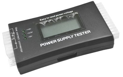 TESTER DIGITAL P/FUENTE DE PODER 12V MULTI-FUNCION CAJA BLANCA
