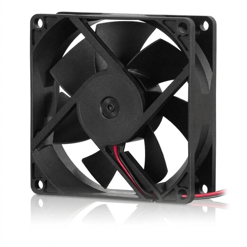 COOLER PARA CASE 80*80MM 12V, TRANSPARENTE/ AVE AV8025