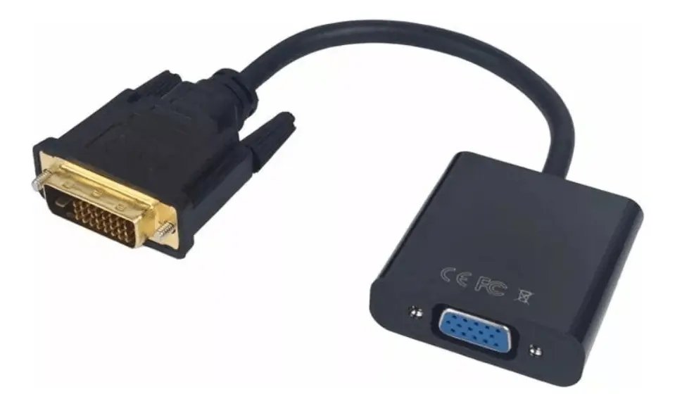 ADAPTADOR DVI 24+1 A VGA 20CM BOLSA