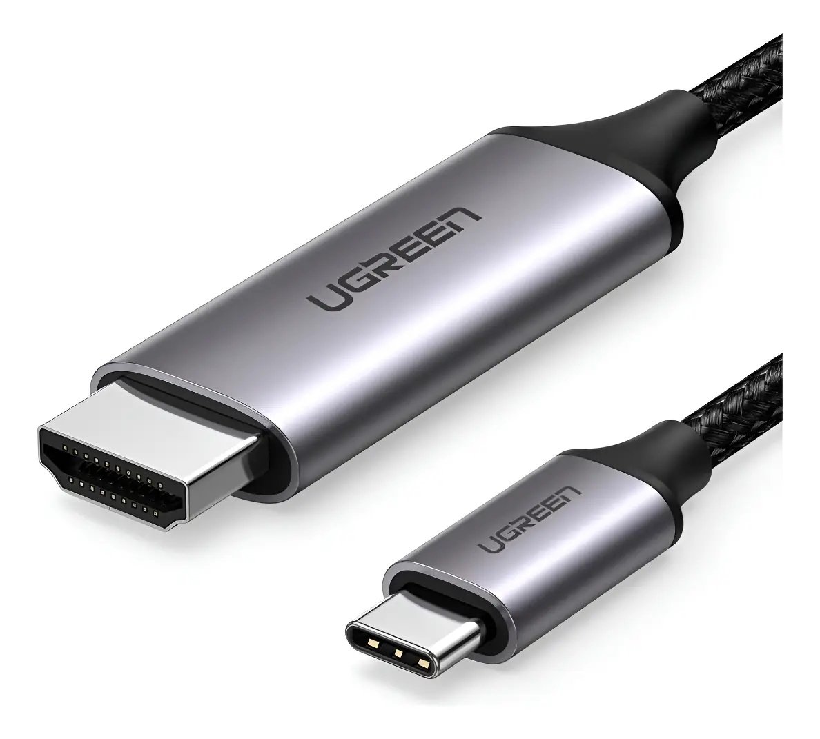 CABLE TIPO C A HDMI 4K UGREEN MM142 ALUMINIO — HILAX.PE Camaná