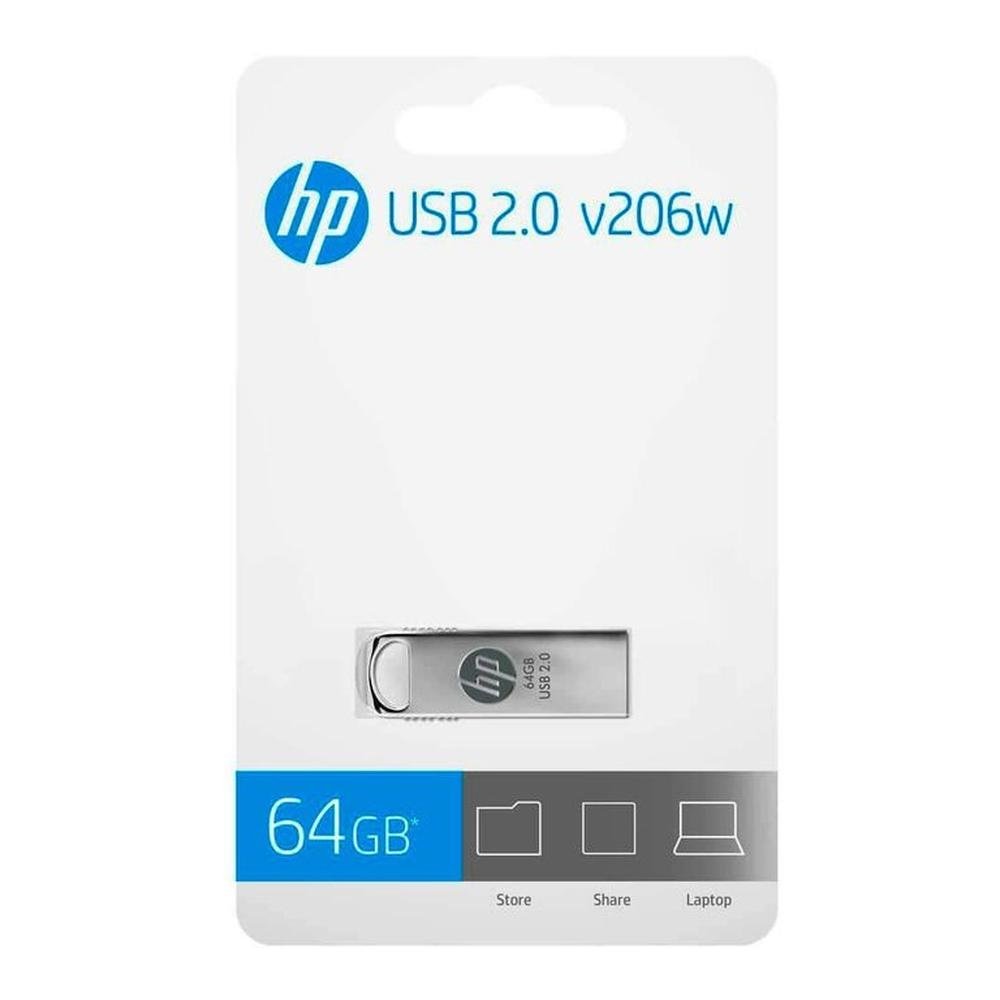 MEMORIA USB HP V206W 64GB HPFD206W-64P — HILAX.PE Camaná
