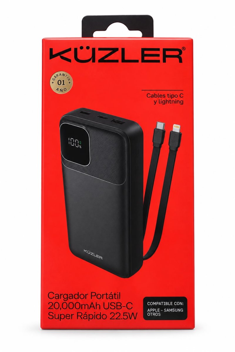 POWER BANK ANKE-107N KUZLER 22.5W 20.000MAH — HILAX.PE Camaná